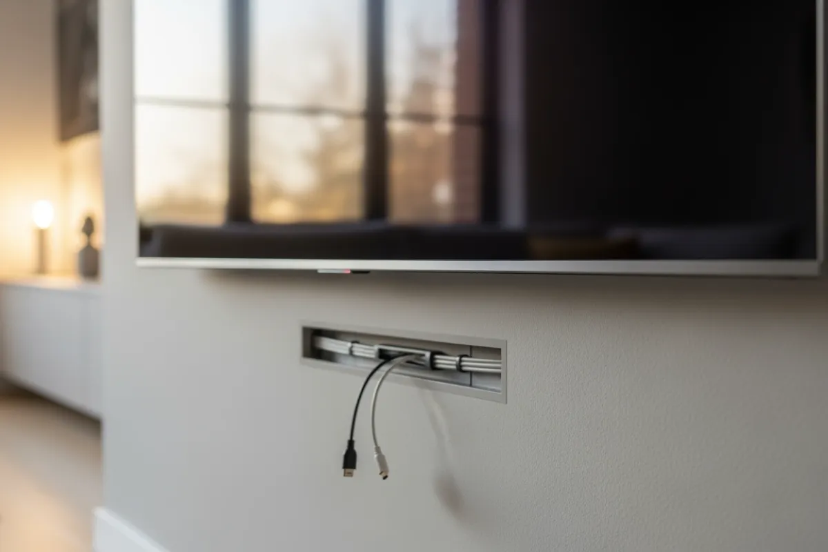 How to Hide TV Wires in the Wall Without Creating a Bigger Electrical Problem
