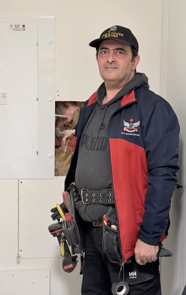 Eagle Power electrician at work